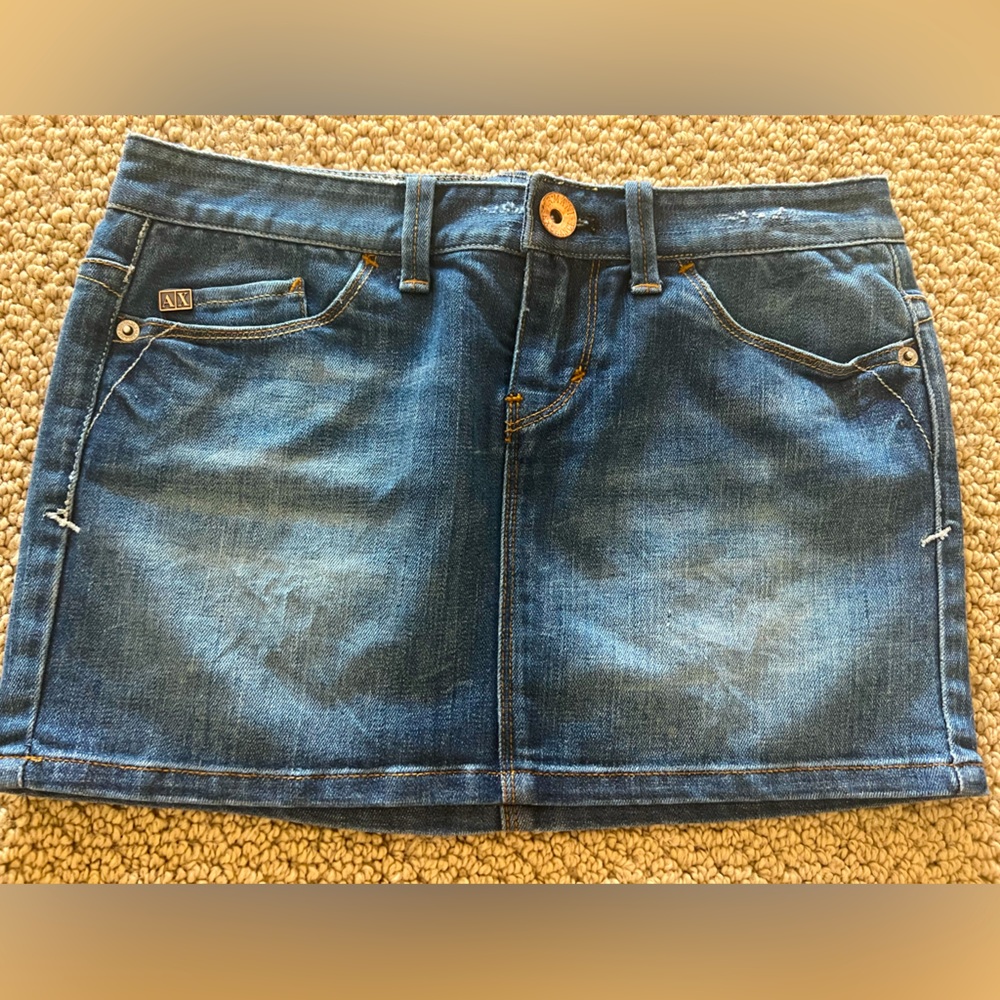 AX Jean Mini Skirt
